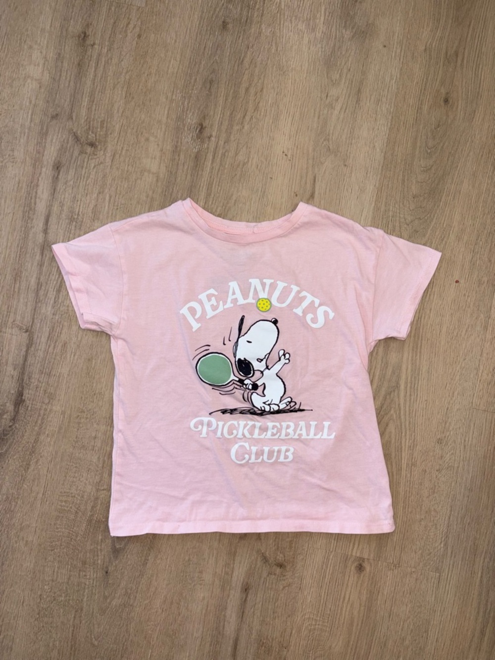 Peanuts Pink Snoopy Pickleball Club Tee